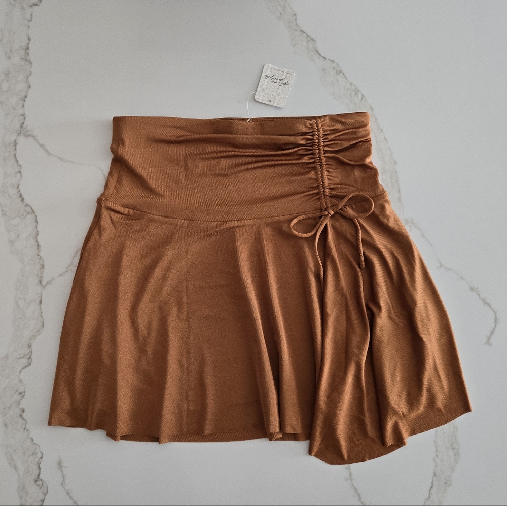 NWT Free People Who's That Skirt Mini